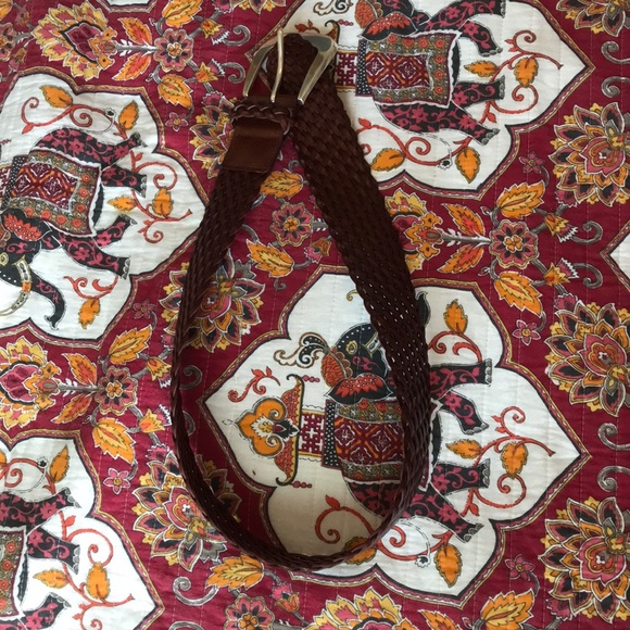 MK Leather Weave Belt - Picture 4 of 7